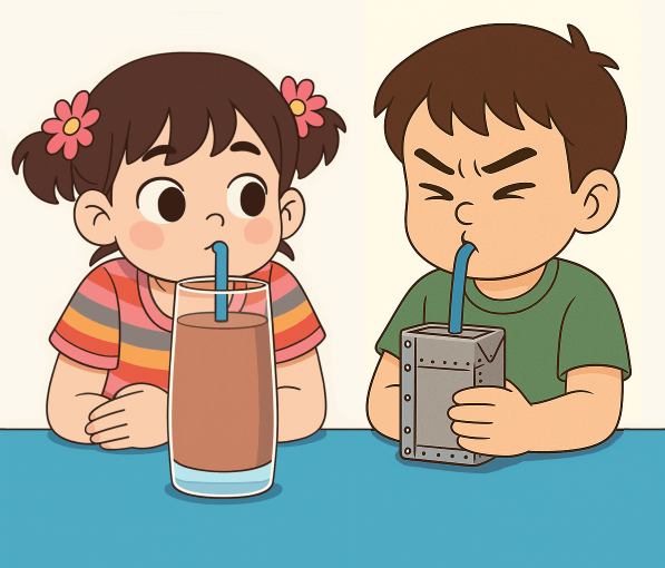 Straws and atmospheric pressure