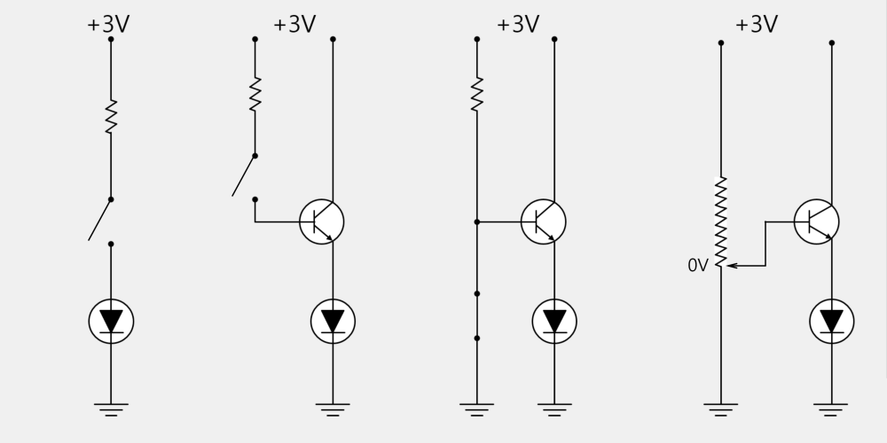 Transistor application circuit